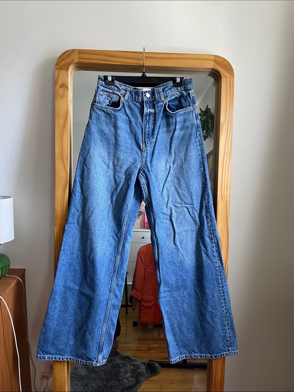 Reformation Cary High rise slouchy wide leg jean